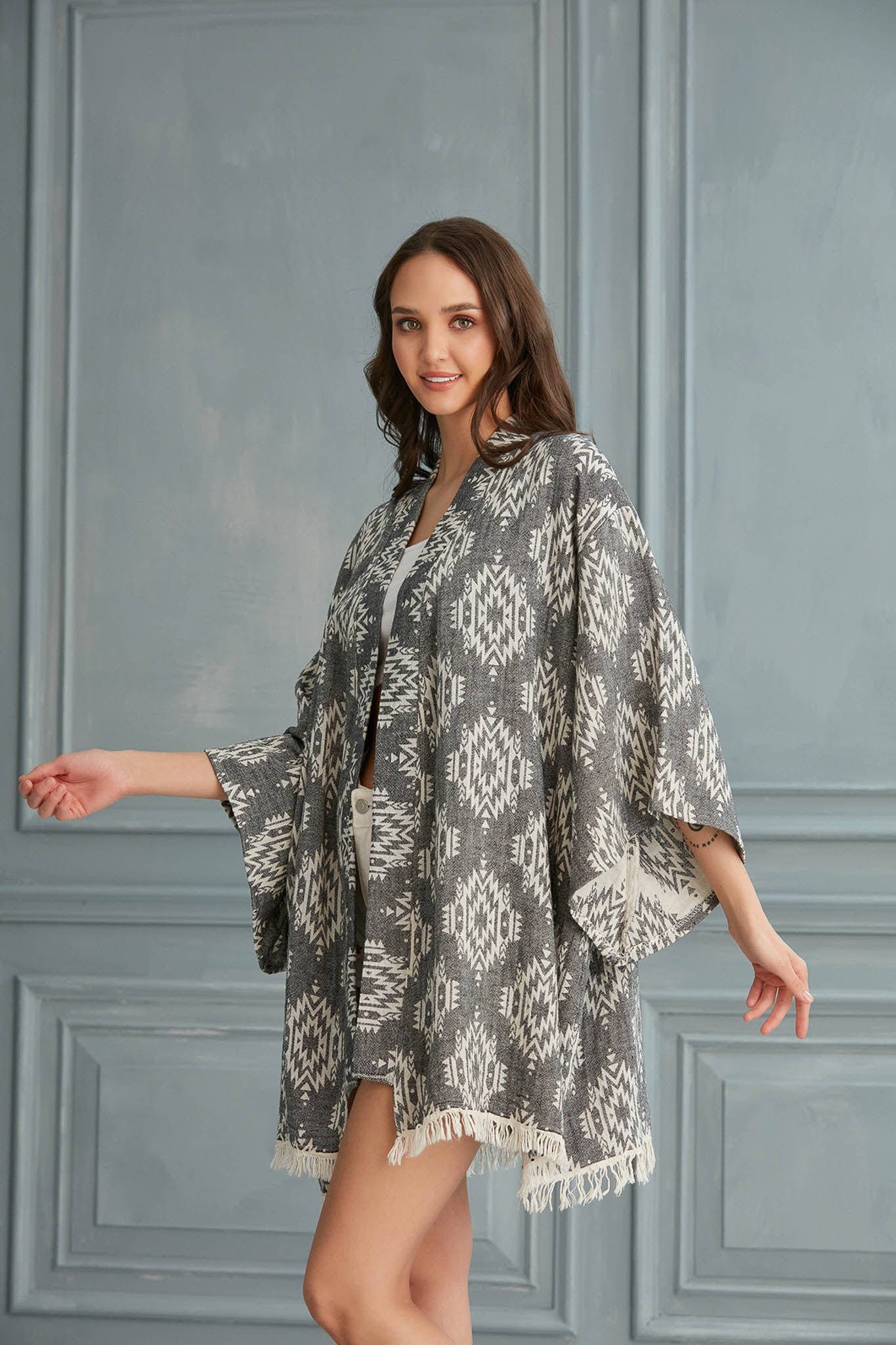 Begonville Panço Pamuk Panço - Shrines Siyah