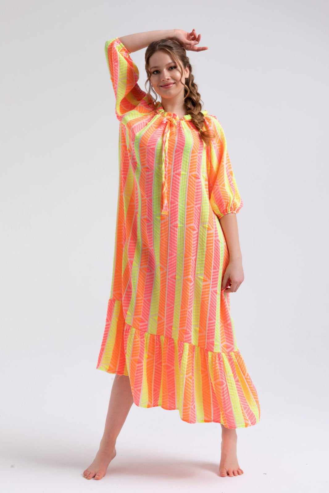 Begonville Elbiseler Gisele Oversize Maxi Elbise