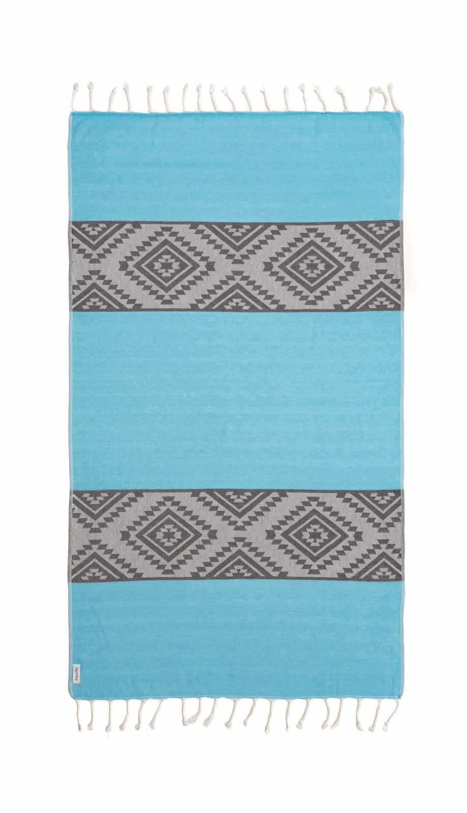 Begonville Peştemal & Pareo Archie Jakarlı Pamuk Peştemal - Turkuaz