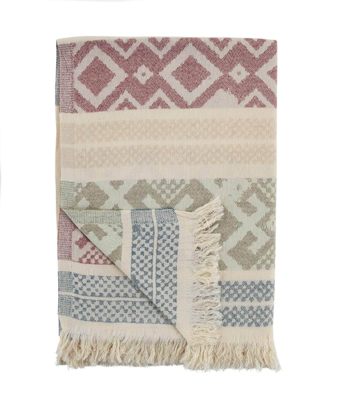 Begonville Peştemal Pareo Calen Kilim Desenli Peştemal