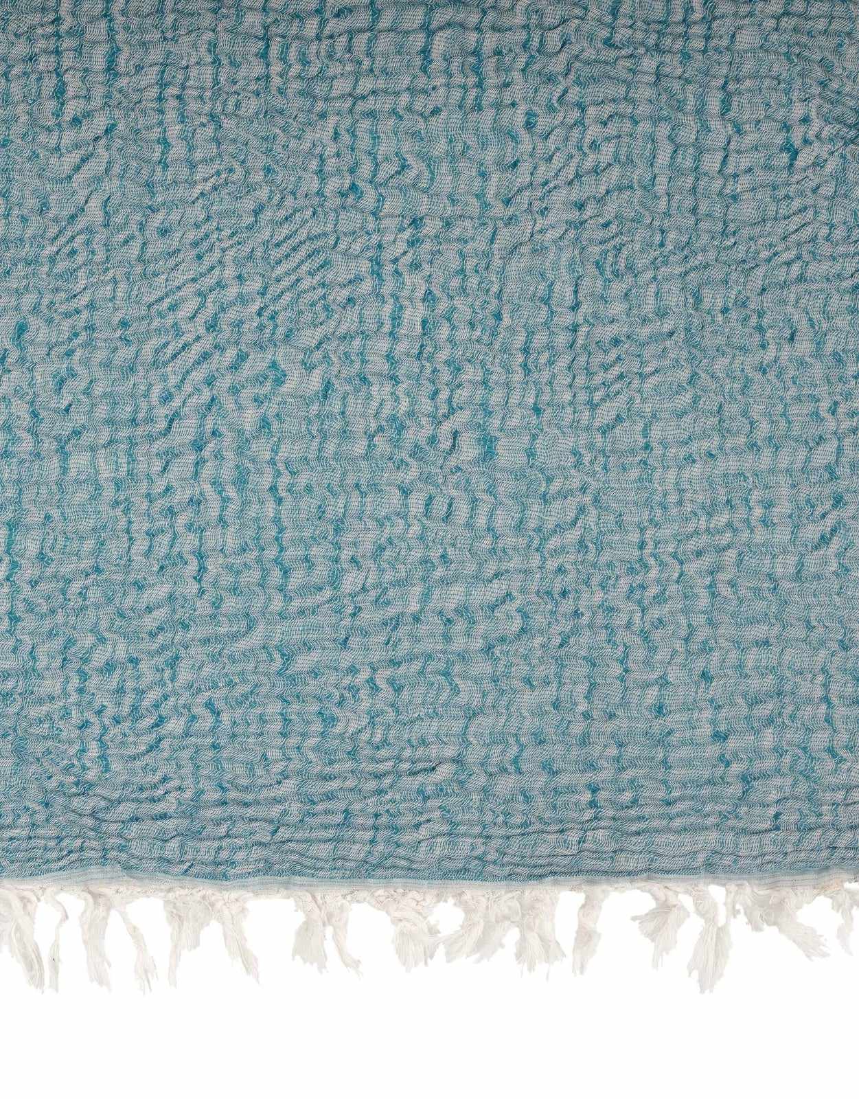 Begonville Yatak Örtüsü Jewel Muslin Çift Kişilik Yatak Örtüsü - Turkuaz